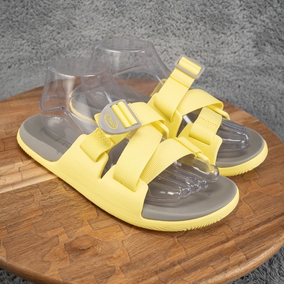 Chaco Shoes - Chaco Yellow Women's Chillos Slip On Slides JCH107822 Size 8